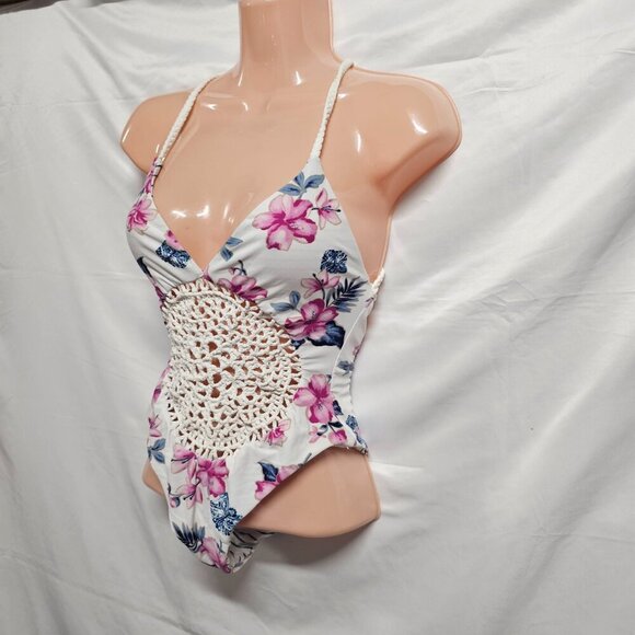 Frankies Bikinis Poppy One Piece Swimsuit Women Size M White - Picture 6 of 14